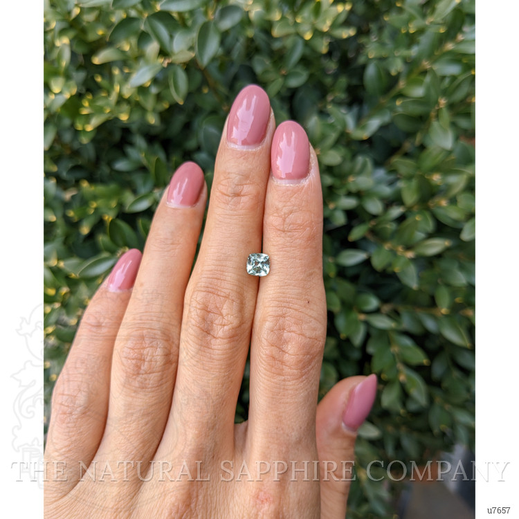 1.01 Ct. Bluish Green Sapphire from Montana