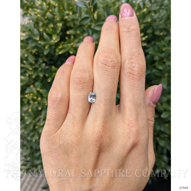 1.12 Ct. Grey Sapphire from Montana