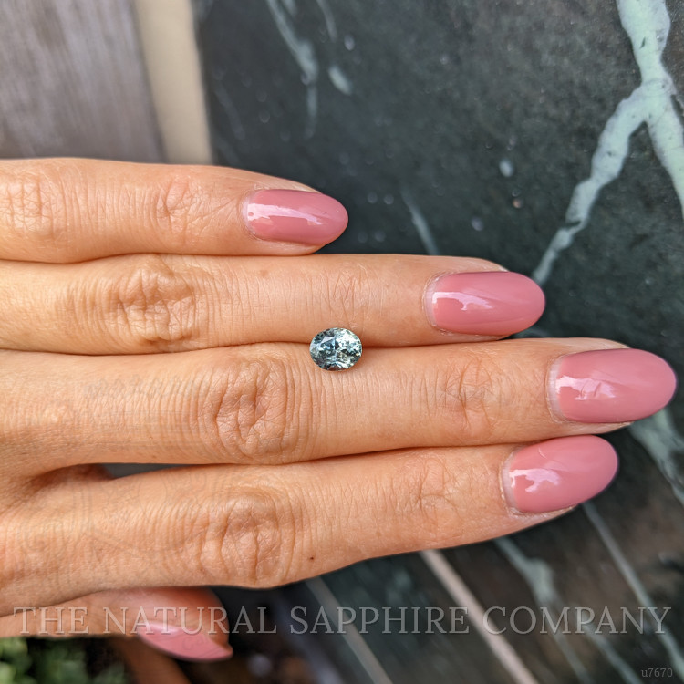 1.22 Ct. Green Sapphire from Montana