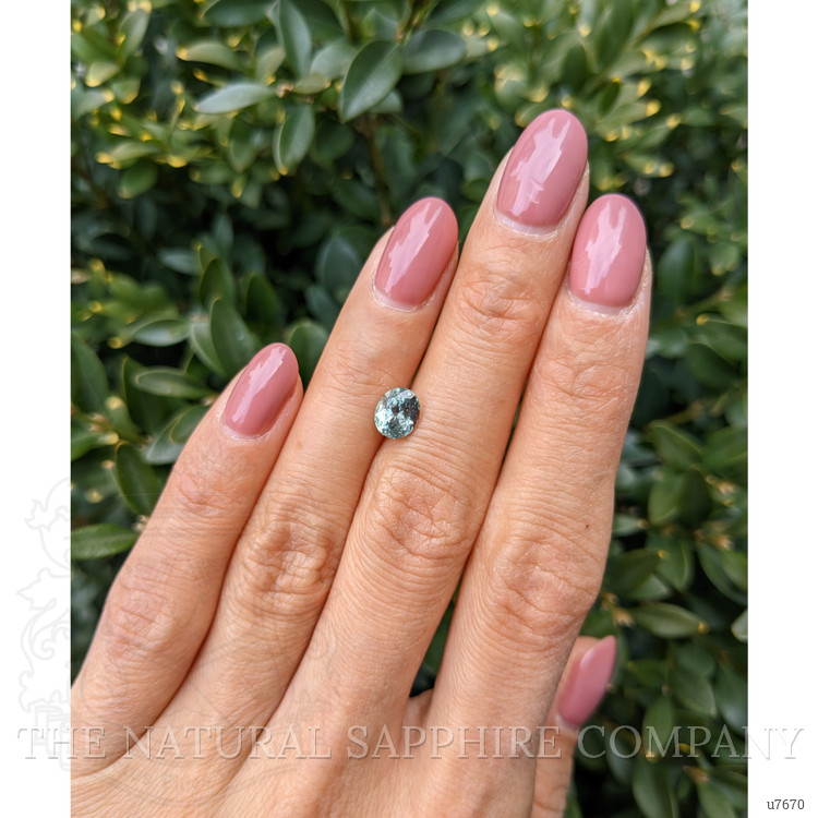 1.22 Ct. Green Sapphire from Montana