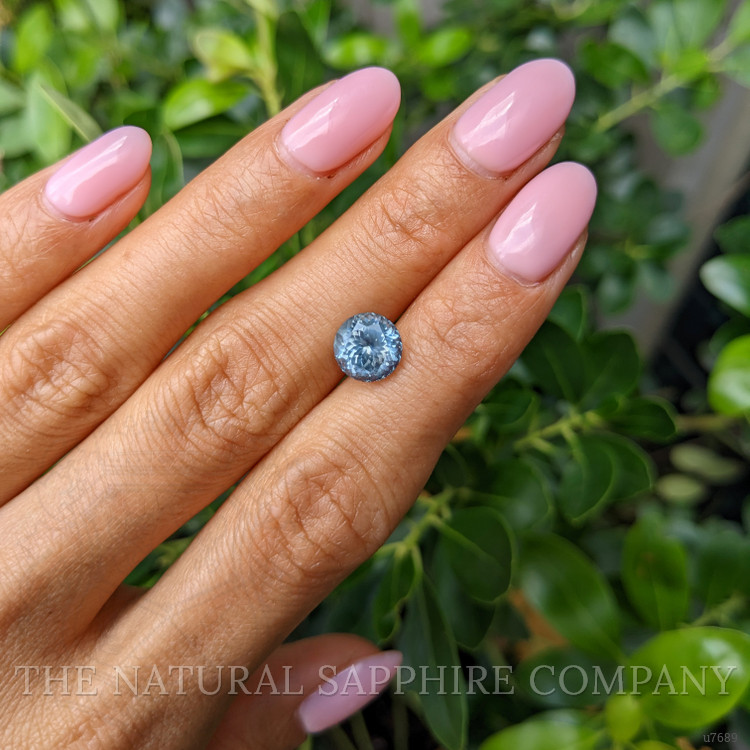 3.24 Ct. Greenish Blue Sapphire from Montana