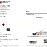 2.55 Ct. Ruby from Mozambique Scan Report