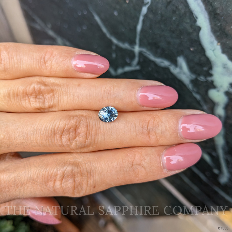 1.24 Ct. Greenish Blue Sapphire from Montana