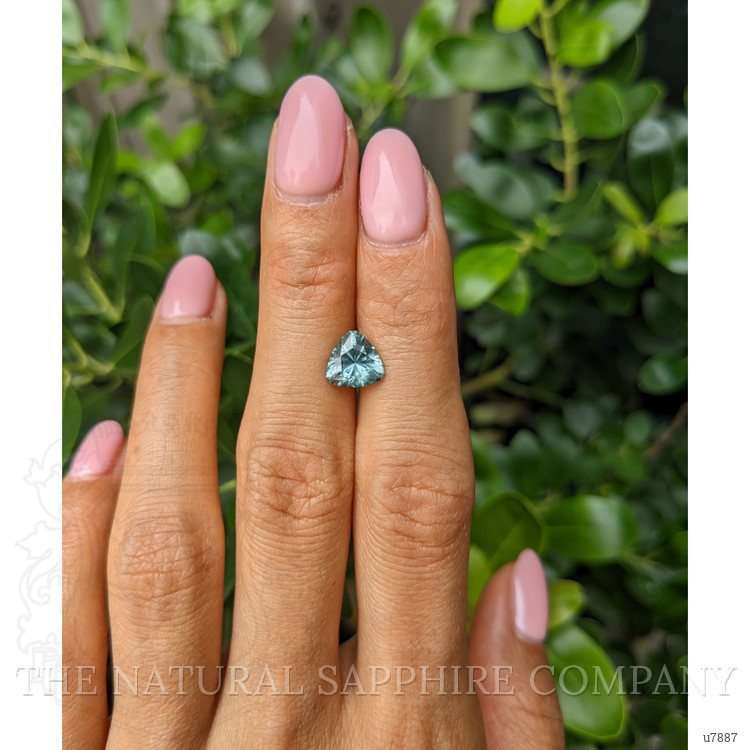 2.08 Ct. Greenish Blue Sapphire from Montana