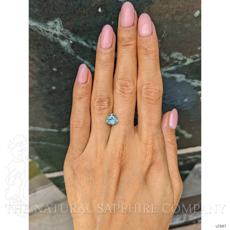 2.08 Ct. Greenish Blue Sapphire from Montana