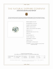 0.71 Ct. Yellowish Green Sapphire from Montana Scan Report