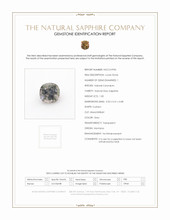 1.00 Ct. Grey Sapphire from Montana Scan Report