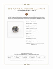 1.00 Ct. Grey Sapphire from Montana Scan Report