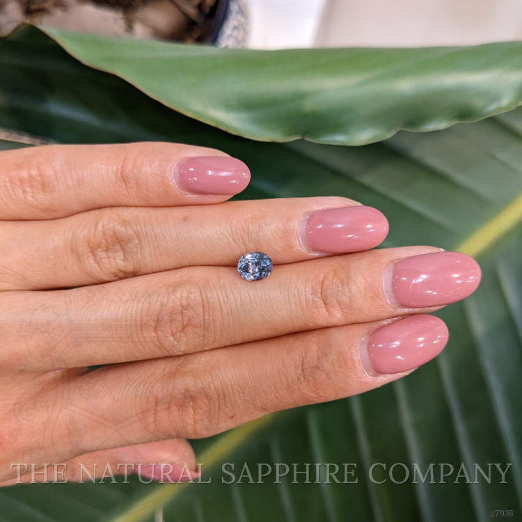 1.12 Ct. Greyish Blue Sapphire from Montana