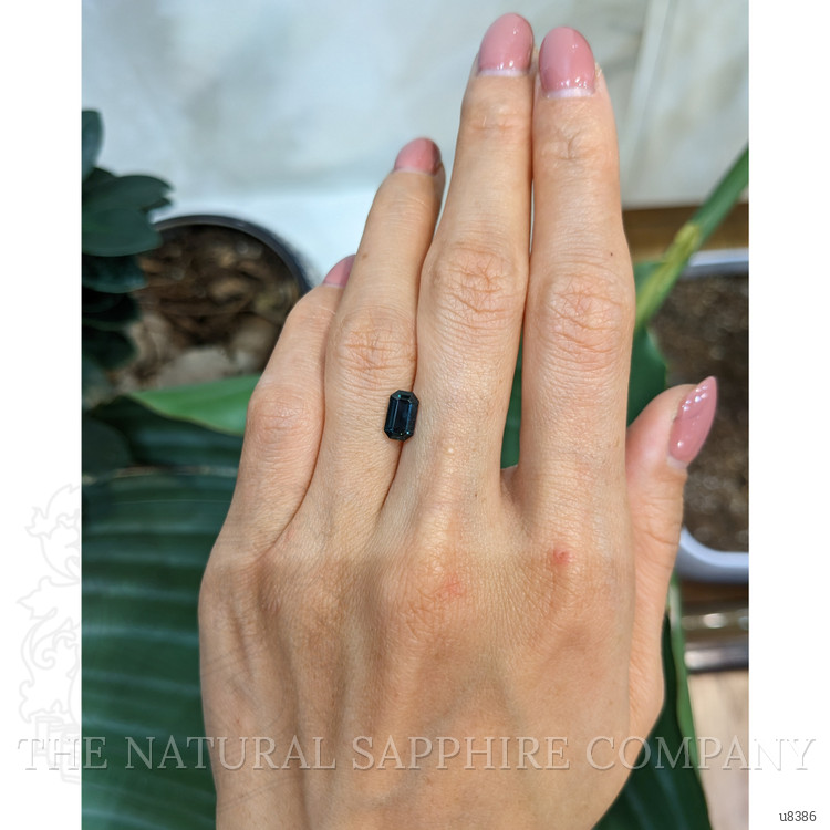 1.36 Ct. Bluish Green Sapphire from Nigeria