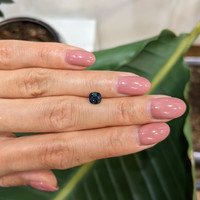 1.13 Ct. Greenish Blue Sapphire from Nigeria Life Style