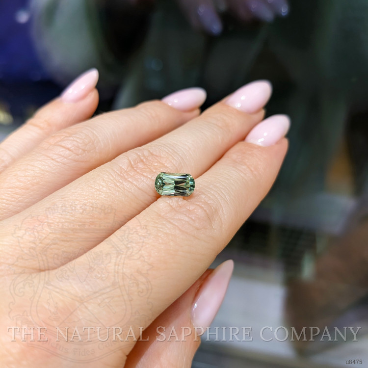 1.87 Ct. Green Sapphire from Montana