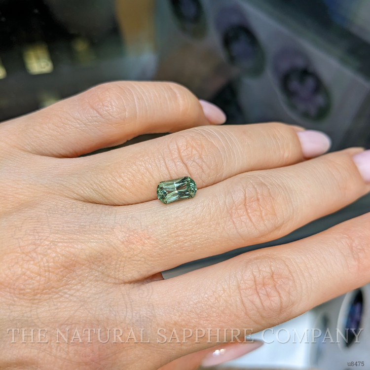 1.87 Ct. Green Sapphire from Montana