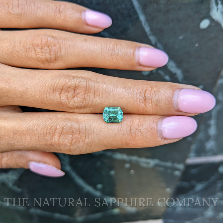 2.44 Ct. Bluish Green Sapphire from Montana