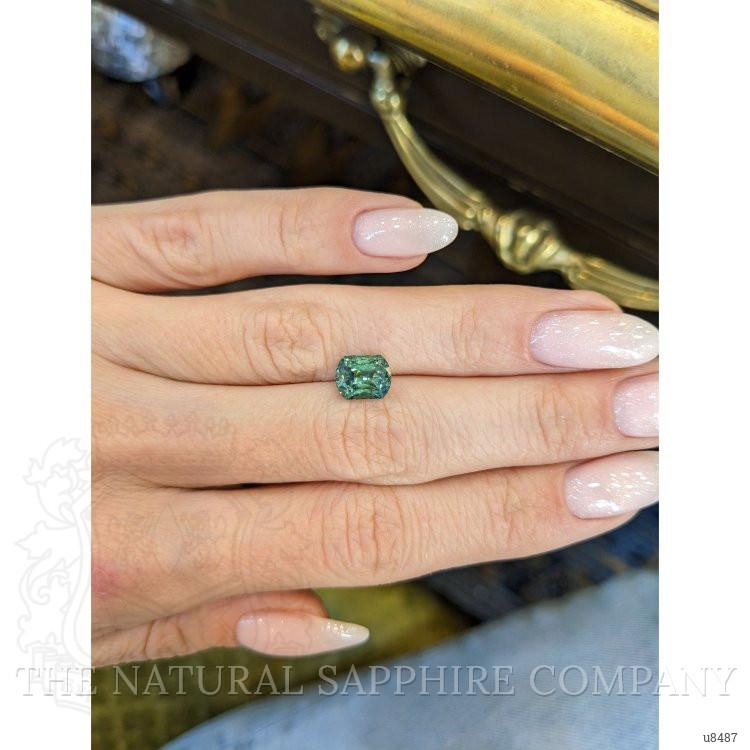 2.44 Ct. Green Sapphire from Montana