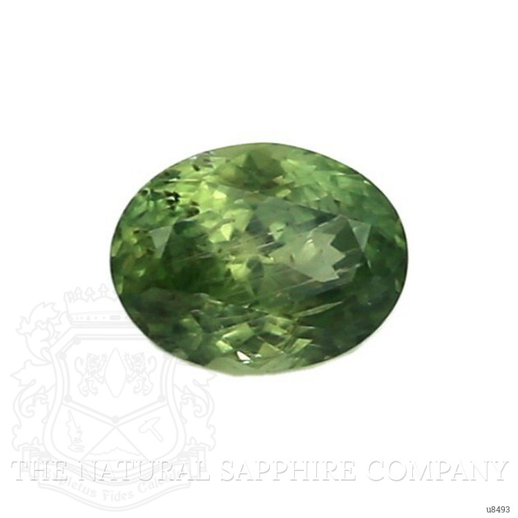 2.84 Ct. Yellowish Green Sapphire from Montana