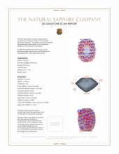 11.80 Ct. Ruby from Burma (Myanmar) 3 D Scan Report