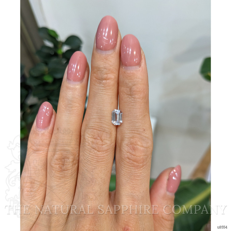 1.03 Ct. White Sapphire from Ceylon (Sri Lanka)