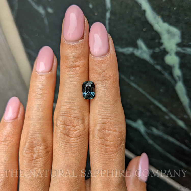 2.26 Ct. Greenish Blue Sapphire from Ceylon (Sri Lanka)