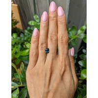 2.26 Ct. Greenish Blue Sapphire from Ceylon (Sri Lanka) Life Style