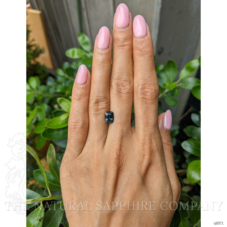 2.26 Ct. Greenish Blue Sapphire from Ceylon (Sri Lanka)