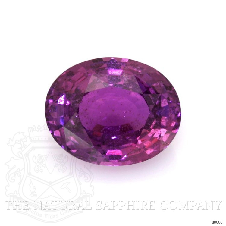 8.10 Ct. Pinkish Purple Sapphire from Ceylon (Sri Lanka)