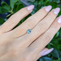 0.59 Ct. Bluish Green Sapphire from Montana Life Style