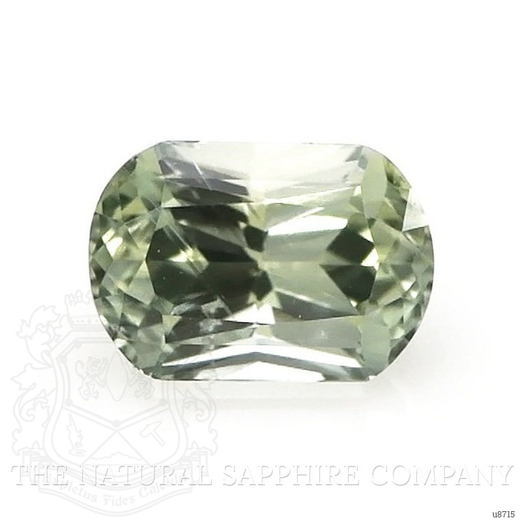 0.66 Ct. Yellowish Green Sapphire from Montana