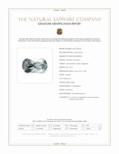 0.76 Ct. Bluish Green Sapphire from Montana Scan Report