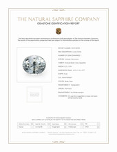 0.94 Ct. Bluish Grey Sapphire from Montana Scan Report