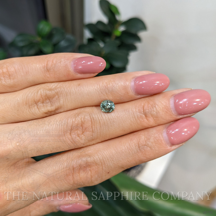 1.00 Ct. Green Sapphire from Montana