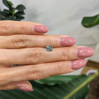 1.07 Ct. Bluish Green Sapphire from Montana Life Style