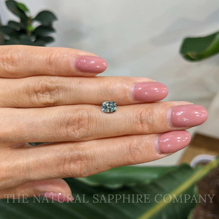 1.07 Ct. Bluish Green Sapphire from Montana