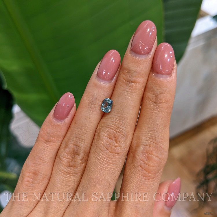 1.07 Ct. Bluish Green Sapphire from Montana