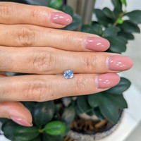 1.06 Ct. Greyish Blue Sapphire from Montana Life Style