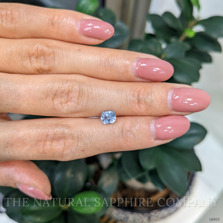 1.06 Ct. Greyish Blue Sapphire from Montana