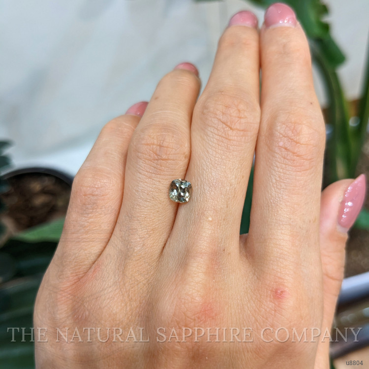 1.08 Ct. Yellowish Green Sapphire from Montana