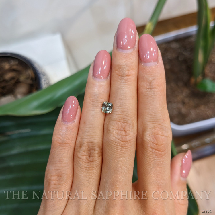 1.08 Ct. Yellowish Green Sapphire from Montana