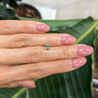 1.08 Ct. Yellowish Green Sapphire from Montana Life Style