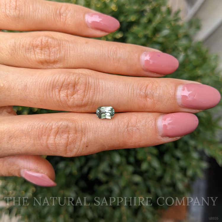 1.37 Ct. Green Sapphire from Montana