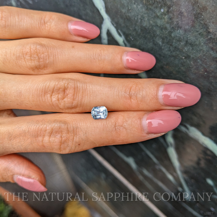 1.38 Ct. Greenish Blue Sapphire from Montana