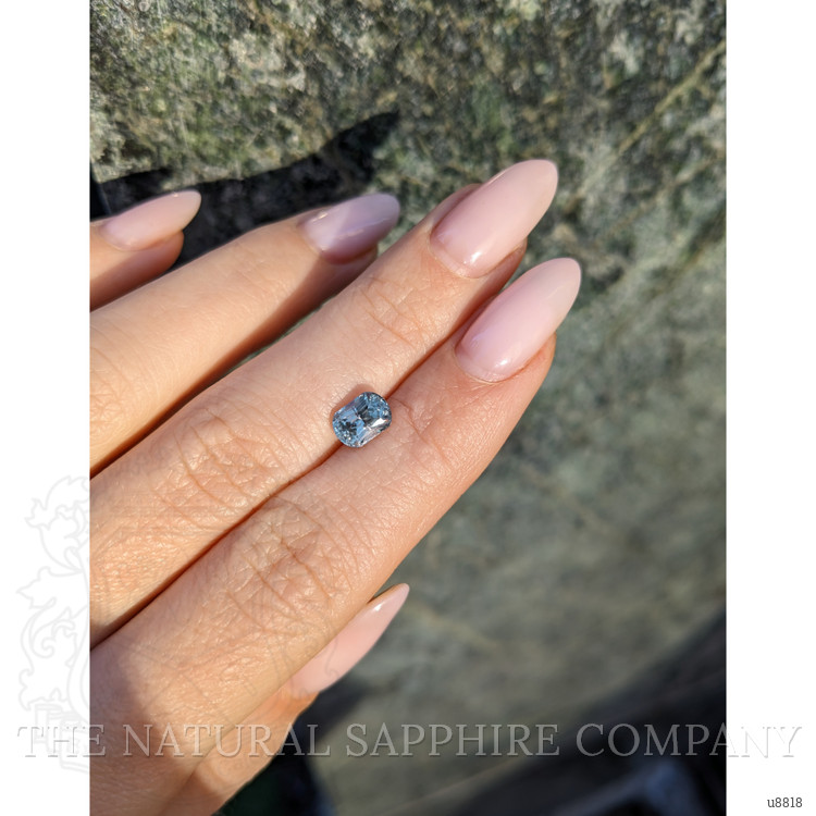 1.42 Ct. Bluish Grey Sapphire from Montana