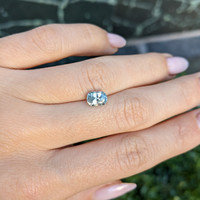 1.42 Ct. Bluish Grey Sapphire from Montana Life Style