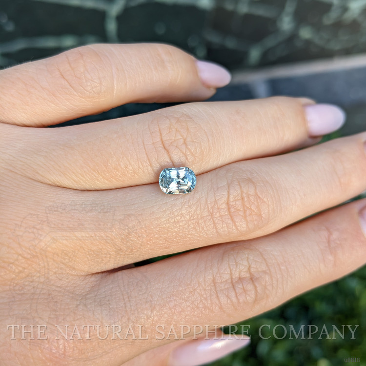 1.42 Ct. Bluish Grey Sapphire from Montana