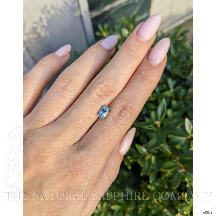 1.42 Ct. Bluish Grey Sapphire from Montana