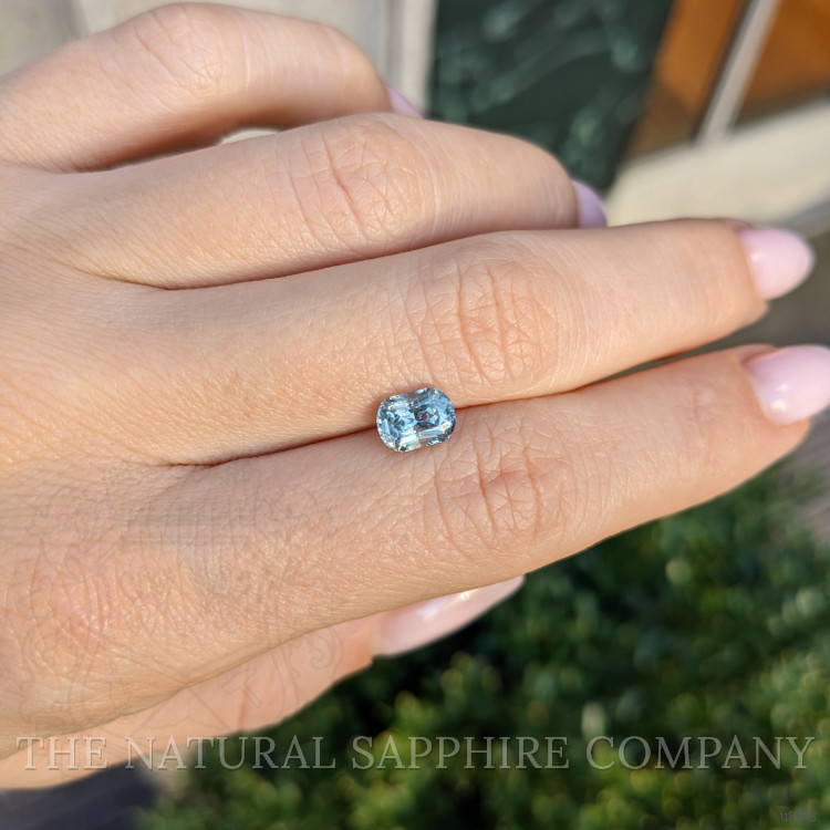 1.42 Ct. Bluish Grey Sapphire from Montana