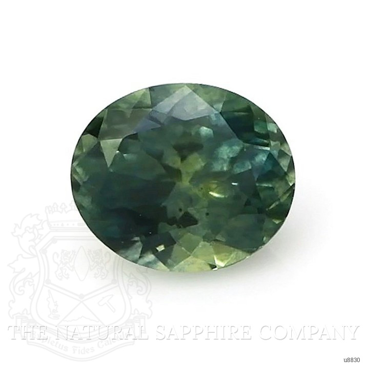 0.66 Ct. Yellowish Green Sapphire from Montana