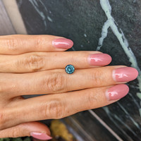 1.71 Ct. Bluish Green Sapphire from Montana Life Style