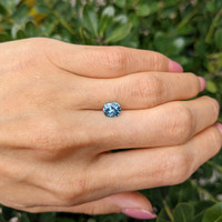 1.19 Ct. Greenish Blue Sapphire from Montana Life Style