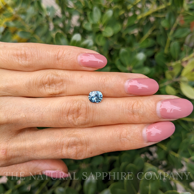 1.19 Ct. Greenish Blue Sapphire from Montana